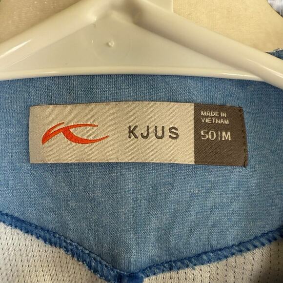 KJUS 1/4 Zip Men's Performance Pullover L/S Blue M Golf Athleisure Athletic - Picture 6 of 11